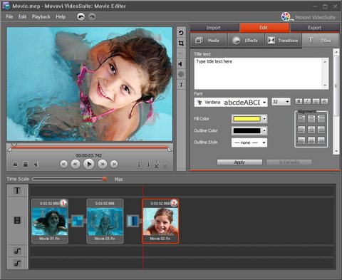 Movavi Video Editor 5.0.2: відеоредактор для дому