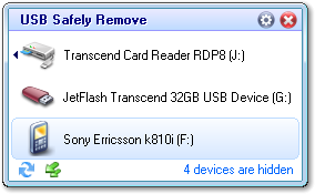 Вилучення USB-пристроїв — USB Safely Remove