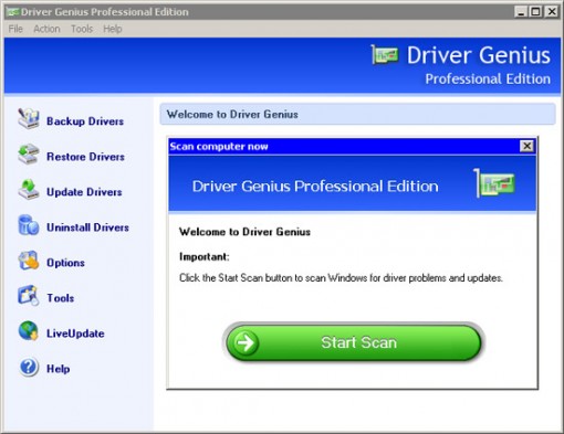 Програма завантаження драйверів — Driver Genius Professional