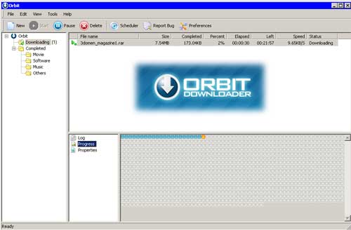 Orbit Downloader — завантаження відео з Youtube і Rapidshare