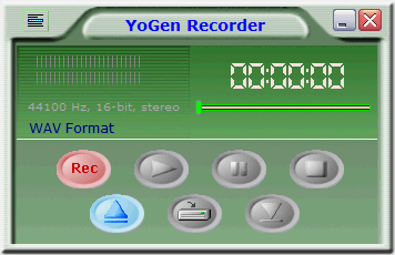 Програма аудіозапису з різних джерел — YoGen Recorder