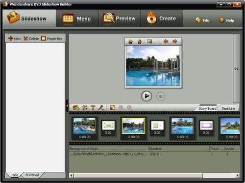 Створення слайд-шоу — DVD Slideshow Builder