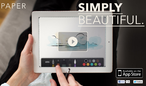 Додаток Paper — новий графічний редактор для iPad